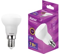 Лампа светодиодная RITTER LED R50 Е14 7W 600Лм, 2700K, теплый свет , 32363 1