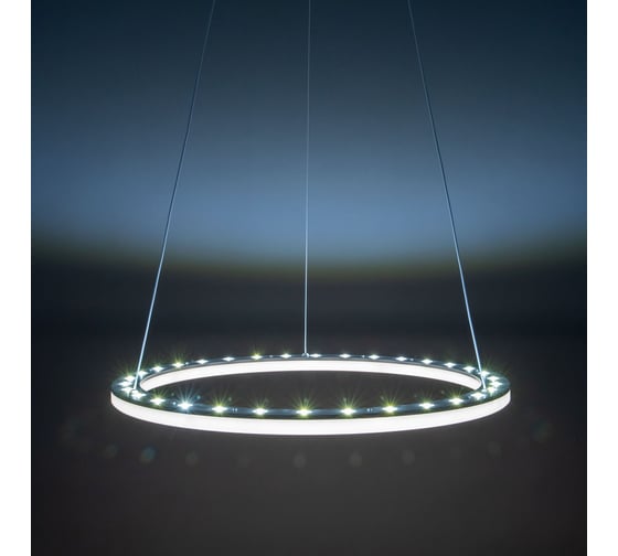 Подвесная люстра Citilux Электрон LED с пультом Белая CL710B64S