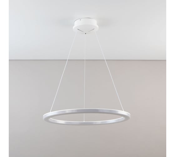 Подвесная люстра Citilux Электрон LED с пультом Белая CL710B64S