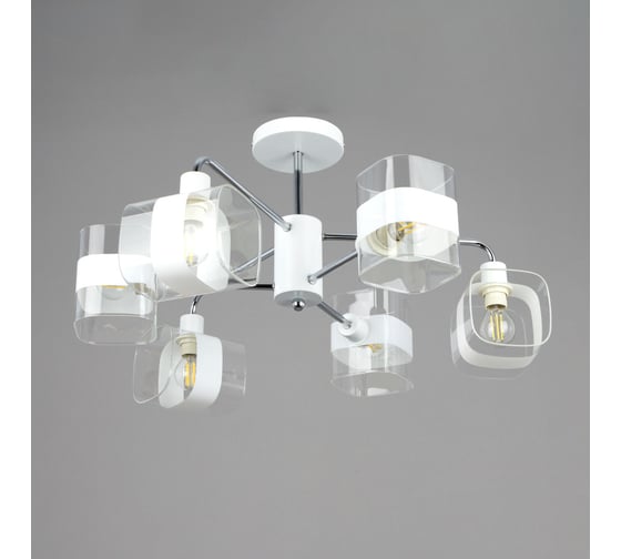 Потолочная люстра Citilux Бертон Белая CL140160