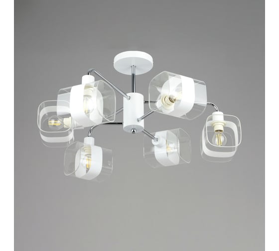 Потолочная люстра Citilux Бертон Белая CL140160