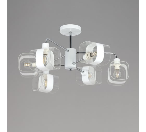 Потолочная люстра Citilux Бертон Белая CL140160
