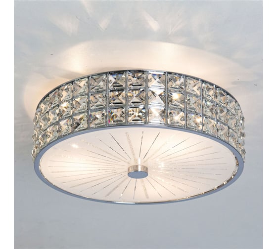 Хрустальная люстра Citilux Портал Хром CL324131