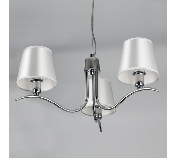 Подвесная люстра Citilux Эмма с абажурами Хром CL439131