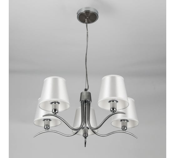 Подвесная люстра Citilux Эмма с абажурами Хром CL439151