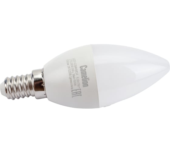 Светодиодная лампа 7Вт 220В Camelion LED7-C35/845/E14 12074