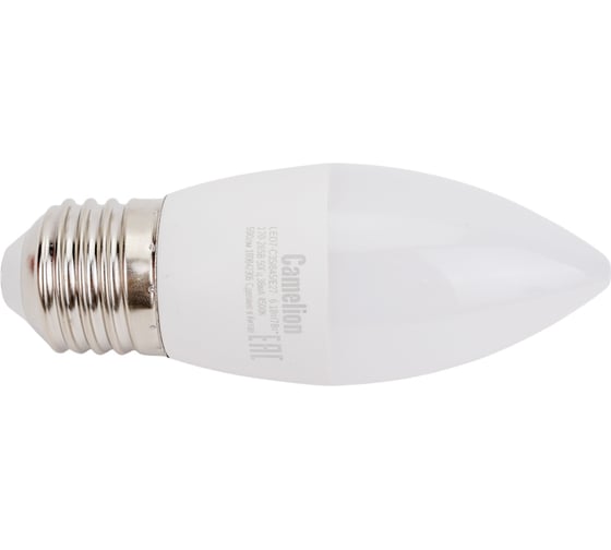 Светодиодная лампа 7Вт 220В Camelion LED7-C35/845/E27 12078