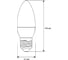 Светодиодная лампа 7Вт 220В Camelion LED7-C35/845/E27 12078 3