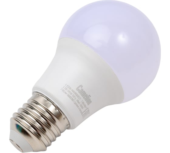 Светодиодная лампа 9Вт 220В Camelion LED 9-A60/830/E27 12043