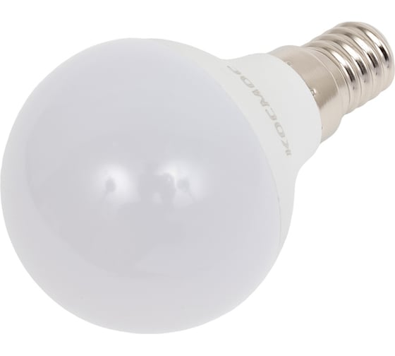 Светодиодная лампа КОСМОС LED 10.5Вт Шар 220В E14 6500K, LkeLED10.5wGL45E1465
