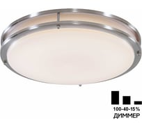 Люстра с диммером Citilux Бостон LED Хром Матовый CL709501N