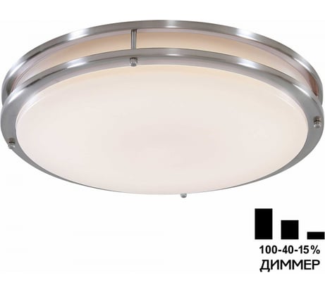 Люстра с диммером Citilux Бостон LED Хром Матовый CL709501N