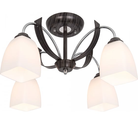 Люстра потолочная Citilux Крокус Венге Хром CL128141
