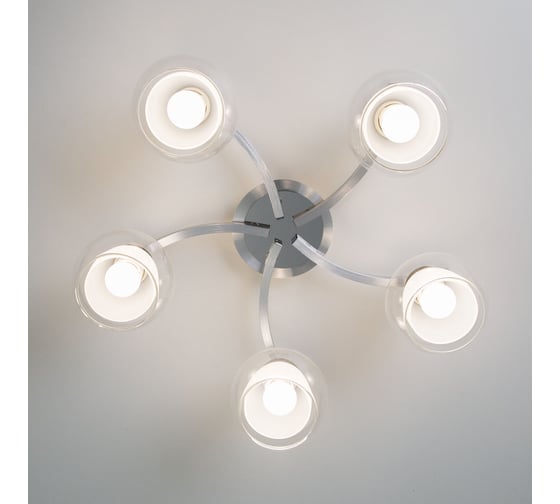 Потолочная люстра Citilux Кристи Алюминий Хром CL152157