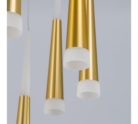Каскадная люстра Citilux Вегас LED Золото CL227142