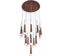 Каскадная люстра Citilux Вегас LED Коричневая CL227163
