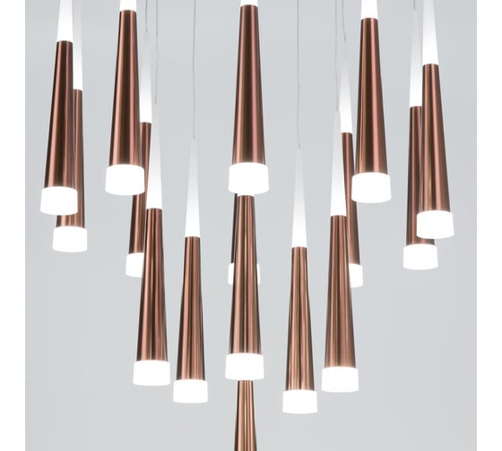 Каскадная люстра Citilux Вегас LED Коричневая CL227163