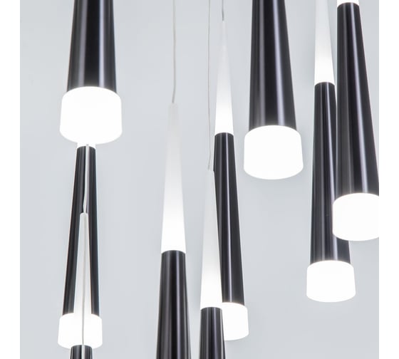 Каскадная люстра Citilux Вегас LED Чёрная CL227161