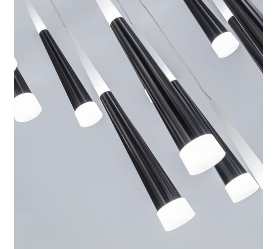 Каскадная люстра Citilux Вегас LED Чёрная CL227161