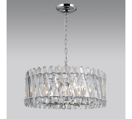 Подвесная хрустальная люстра Citilux Ингвар Хром CL334281