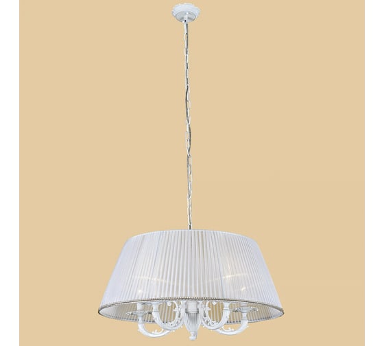 Подвесная люстра с абажурами Citilux Канон  Белая CL412252