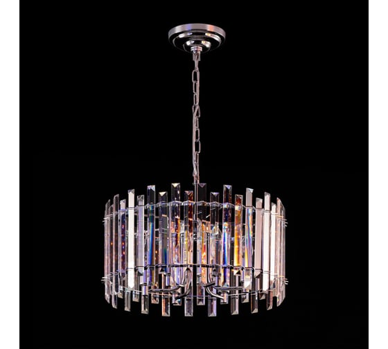 Подвесная хрустальная люстра Citilux Ингвар Хром CL334161