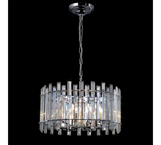 Подвесная хрустальная люстра Citilux Ингвар Хром CL334161