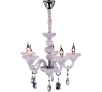 Стеклянная подвесная люстра Citilux Ирида Белая CL351150