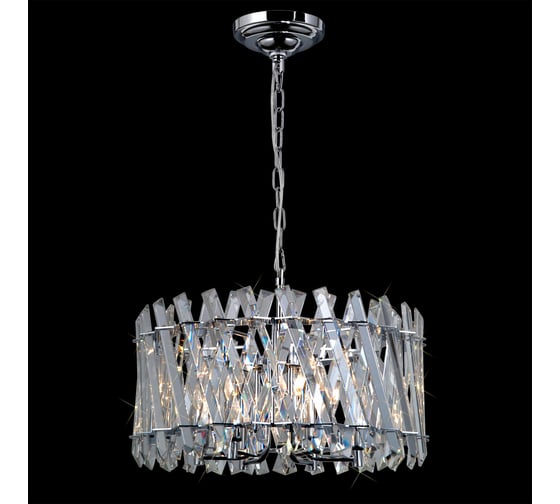 Подвесная хрустальная люстра Citilux Ингвар Хром CL334261