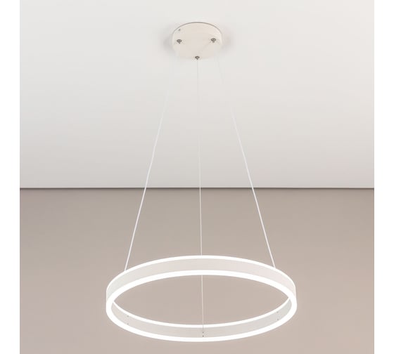 Подвесная люстра с пультом Citilux Дуэт LED Белая CL719500