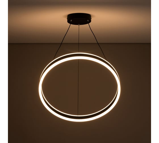 Подвесная люстра с пультом Citilux Дуэт LED Чёрная CL719501
