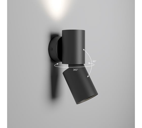 Настенный светодиодный светильник Elektrostandard 40126/led/ deep черный a062926