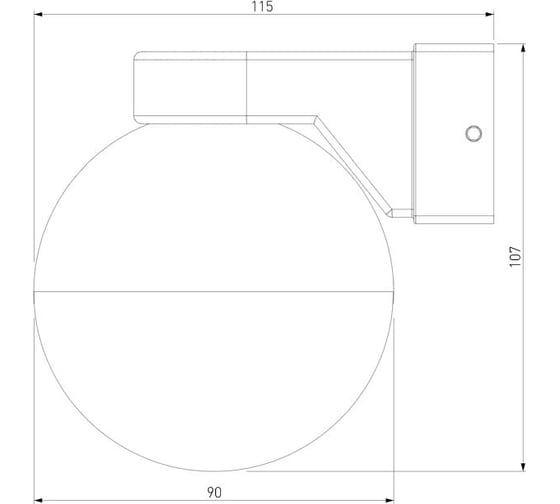 Настенный светильник Elektrostandard Mrl 1028/ moon белый a062857