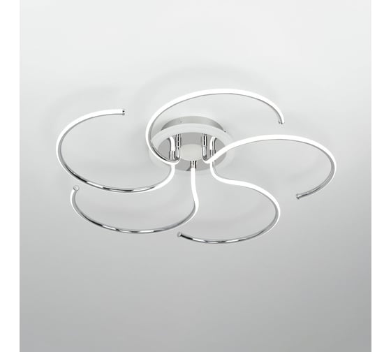 Люстра с пультом Citilux Джемини LED RGB Хром CL229251E