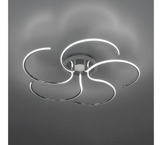 Люстра с пультом Citilux Джемини LED RGB Хром CL229251E