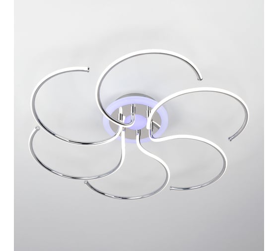 Люстра с пультом Citilux Джемини LED RGB Хром CL229261E