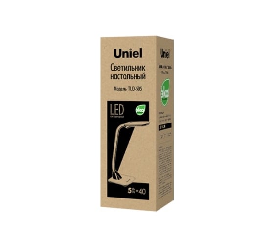 Светодиодный светильник Uniel TLD-505 White-Black/LED/550Lm/5000K 6543