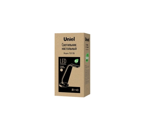 Светодиодный светильник Uniel TLD-506 Black/LED/550Lm/5000K 6545