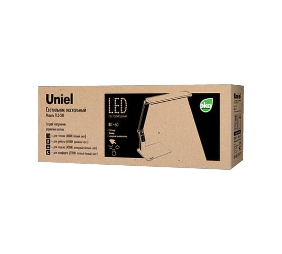 Светодиодный светильник Uniel TLD-508 White/LED/840Lm/4COLOR/Dimer/USB 7520