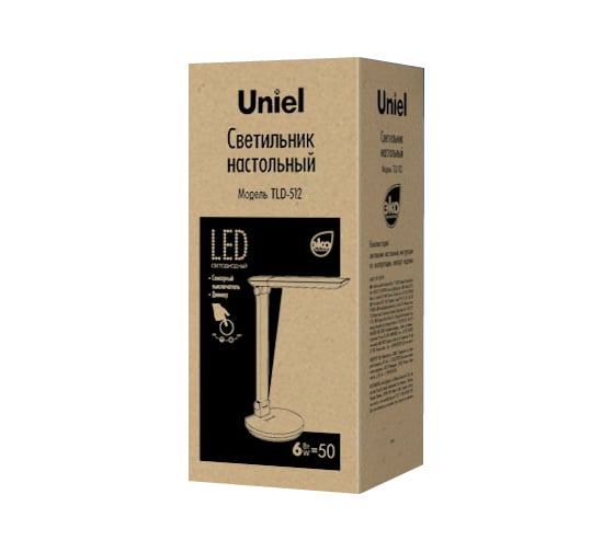Светодиодный светильник Uniel TLD-512 Red/LED/550Lm/4500K/Dimer 7539