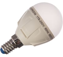 Светодиодная диммируемая лампа Uniel LED-G45-6W/NW/E14/FR/DIM PLP01WH UL-00000692