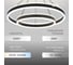 Подвесная люстра с пультом Citilux Дуэт LED Черная CL719641 3