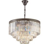 Хрустальная подвесная люстра Citilux Мартин Прозрачная CL332141