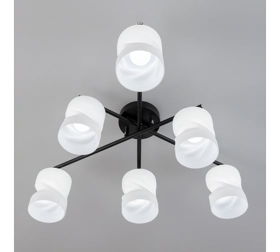 Потолочная люстра Citilux Нильс Чёрная CL132165