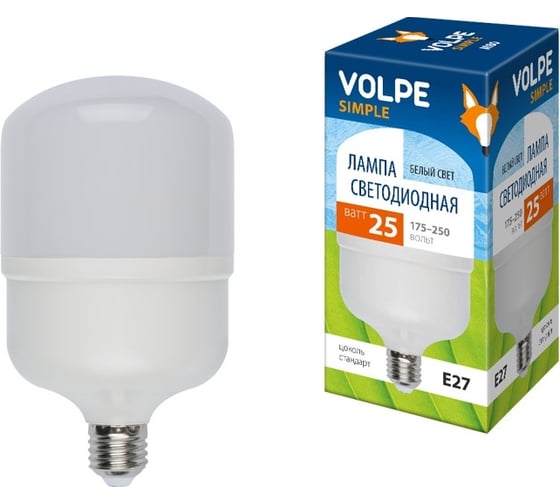 Светодиодная лампа Volpe LED-M80-25W/NW/E27/FR/S 10809