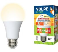 Светодиодная диммируемая лампа Volpe LED-A60-8W/WW/E27/FR/DIM/O 10694