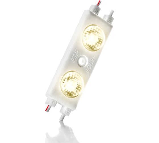 Светодиодный модуль ELF sol+, 2smd диод 2835, теплый белый (упаковка 100 шт) ELF-SOL+ 2 WW (100)
