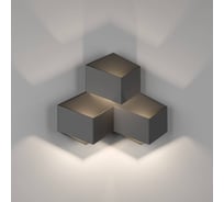 Светодиодный настенный светильник PALMIRA 9W черный 3000 К DesignLed GW-1101-3-9-BL-WW