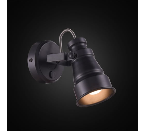 Поворотный спот с выключателем Citilux Бейкер Черный CL541511