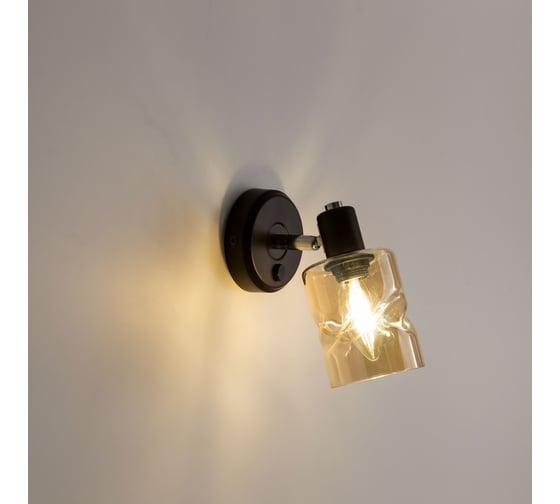 Поворотный спот с выключателем Citilux Кингстон венге CL518510